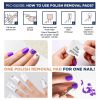 Nail Polish Remover Pads Pack of 200 Nail Polish Remover Wipes 2 ply Ethyl Acetate Fingernail Polish Remover Pads Non Acetone Advanced Nail Polish Rem
