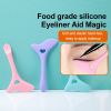 Eyeline Aid Eyeline, Stencils Silicone, Eyebrow Pencil Stencil Reusable Smoky Eyeshadow Multifunctional Eye Makeup Tool Kit