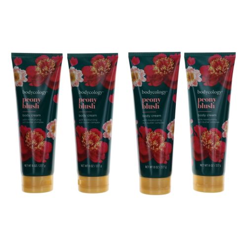 Peony Blush by Bodycology - 4 Pack 8 oz each
